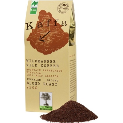 Kaffa Bio mletá divoká káva jemná 250 g