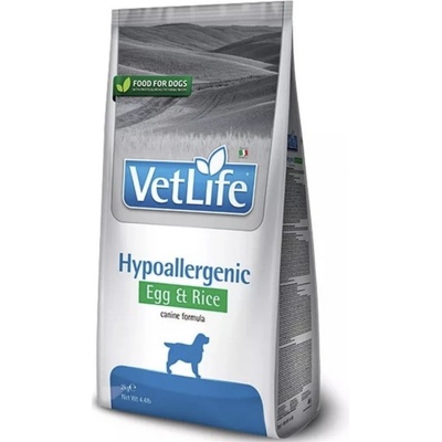 Vet Life dog Hypoallergenic egg & rice 2 kg
