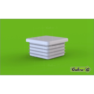 Záslepka čtvercová bílá PE 40x40 3-5 – Zboží Mobilmania