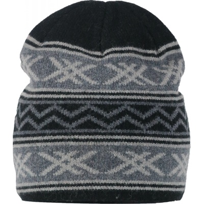 Skhoop pletená vlněná čepice Greta black