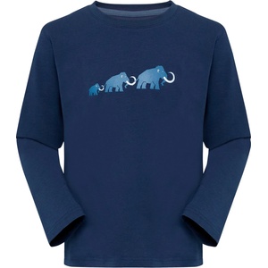 Mammut Детска блуза с дълъг ръкав Mammut Kid's Mammut Core Longsleeve Logo Longsleeve - Marine - размер 104 (EU) (704-5544-0311)