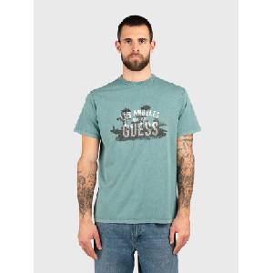 GUESS Тениска ss cn treated guess tee