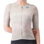 Castelli Дамска фланелка с къс ръкав за колоездене Castelli Women's Aero Race 8S Jersey Cycling jersey - Clay (156-2738-0113)