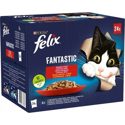 Felix Fantastic So gut... treska losos tuniak platýz 24 x 85 g
