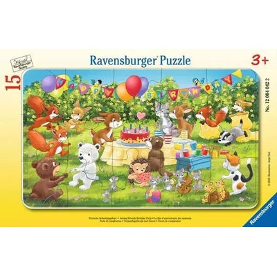 Ravensburger - Puzzle Animal Friends Birthday Party - 1 - 39 piese
