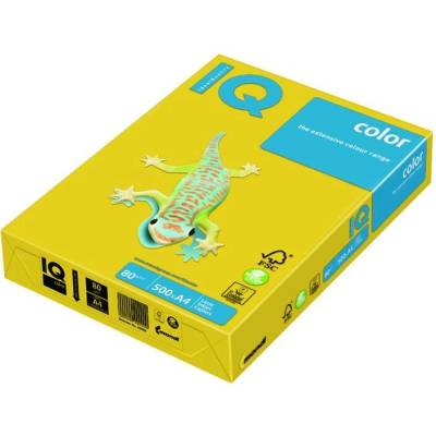 IQ Color Barevný kancelářský papír A4 Žlutá intensivní světlá 250 ks