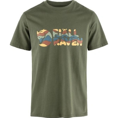 Fjallraven Multicolor Logo t-shirt Laurel Green