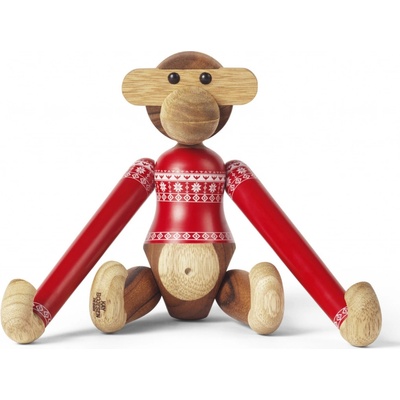 Kay Bojesen Denmark opička Monkey Christmas Jumper 2024 Small červená barva