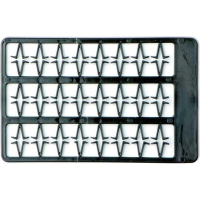 Mivardi Boilie stoppers V medium brown 48ks rack