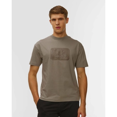 C.p. Company 30/1 Jersey British Sailor Short SLee ve Logo béžové