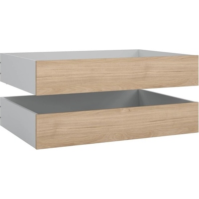 Tvilum Naia Zásuvky pod posteľ v prírodnej farbe 2 ks 90 x 190 / 140 x 190 cm