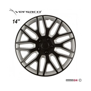 Versaco Тасове за джанти 14'' Versaco Dakar Black/Silver