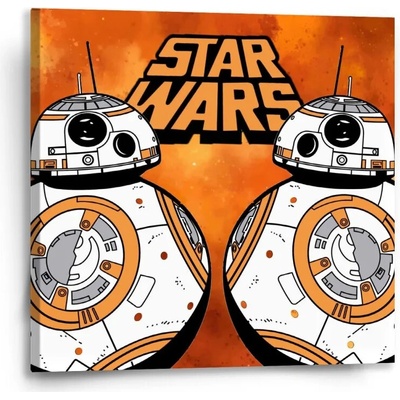 Sablio Obraz Star Wars Ohnivé pozadie - 50x50 cm
