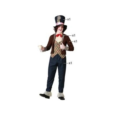 BigBuy Carnival Маскировъчен костюм за възрастни Жена луд шапкар Размер XS/S 79b1e8