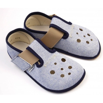 Pegres Barefoot papuče BF03 modrá