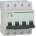 Schneider Electric SE Автоматичен прекъсвач Easy 9 4P 25A крива C 6kA - EZ9F35425 (EZ9F35425)
