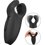 Rebel Man Wand with Vibration and Moving Wings Black