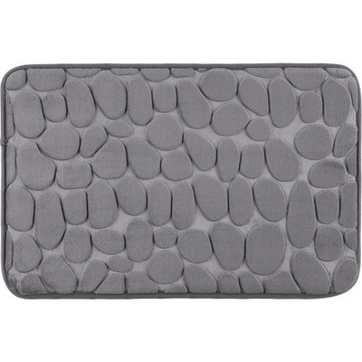 4LIVING Постелка за баня Stone - 40х60 см. - сива (TB-4Living-635419)