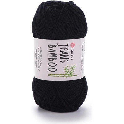 Yarn Art Jeans Bamboo 135 černá