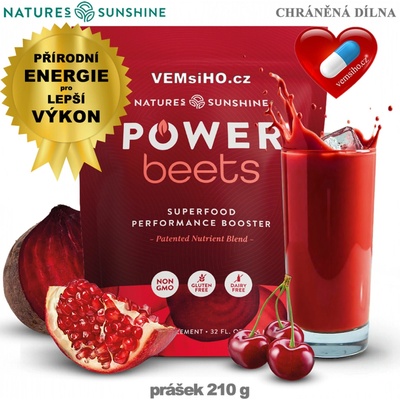 Nature’s Sunshine Power Beets prášek 210 g