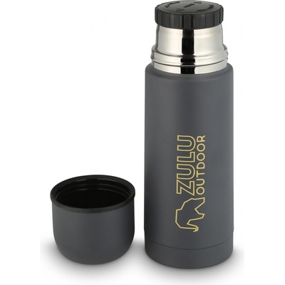 Zulu Termoska Vacuum Flask sivá žltá 350 ml