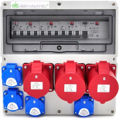 Rozvaděč ELS Elektrotechnika 230 V IP44 32 A