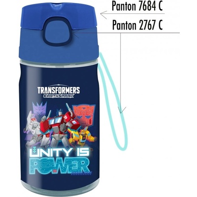 Astra Бутилка за вода, Astra, TRANSFORMERS, 16.2 x 6.6 см, 400 мл