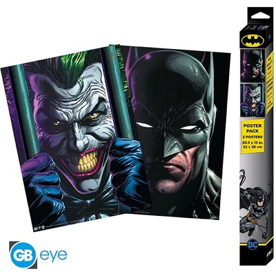 ABYstyle Plakát DC Comics - Batman & Joker (sada 2 ks)