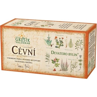 Grešík Devatero bylin Cévní 20 nálevových sáčků