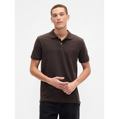 Gap Polo pique tričko hnedé
