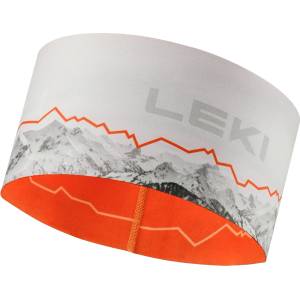 Leki Лента за глава Leki XC Headband - White / Orange - размер One Size (904-6153-0411)