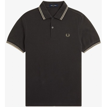 Fred Perry Блуза с яка Fred Perry Short Sleeve Twin Tipped Polo Shirt - Anchor Grey V56