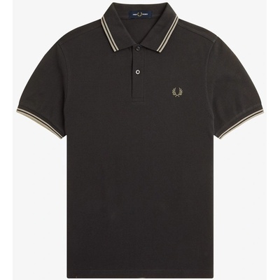 Fred Perry Блуза с яка Fred Perry Short Sleeve Twin Tipped Polo Shirt - Anchor Grey V56