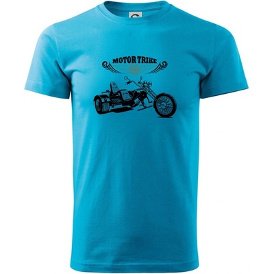 Moto trike tričko svetlý tyrkys