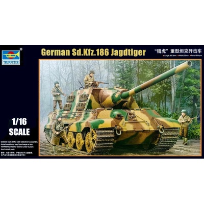 Trumpeter German Sd.Kfz.186 Jagdtiger w/ full interior kit 1:16