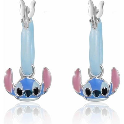 Disney stříbrné kruhy s přívěsky Stitch Mini ES00100SL.CS