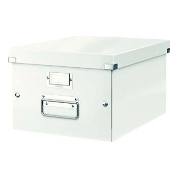 АРХИВНА КУТИЯ leitz wow click & store А4 БЯЛ