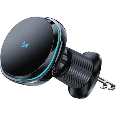 Wozinsky Стойка за кола Wozinsky WCT5-Q6S2Y с Qi/MagSafe 15W индуктивно зарядно устройство за вентилационна решетка с вентилатор - черно (WCT5-Q6S2Y)