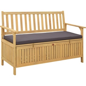 vidaXL Пейка с място за съхранение 2 -Seater 120 x 63 x 84 cm (42026794)