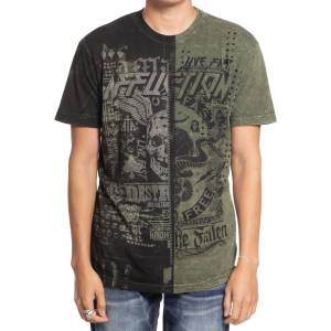 AFFLICTION мъжка тениска affliction - fallen outlaws - a26805-ovlv