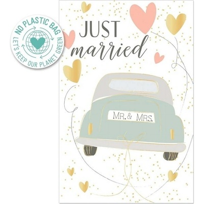ARTEBENE Přání ražené Just Married/Auto