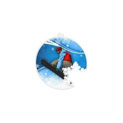 Poháry Bauer Akrylátová medaile MDAS050M16 Snowboard