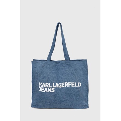 Karl Lagerfeld Jeans Дънкова чанта Karl Lagerfeld Jeans в синьо 245J3052 (245J3052)