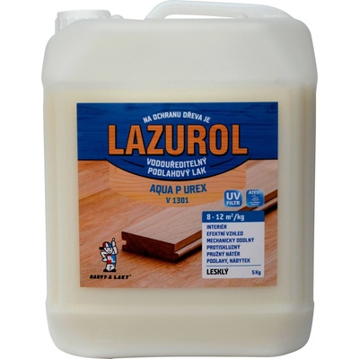 Lazurol Aqua P Urex V1301 5 kg bezfarebný Polomat