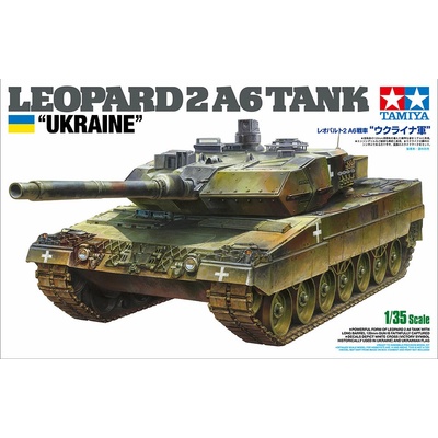 Tamiya BW KPz Leopard 2 A6 Tank Ukraine 1:35