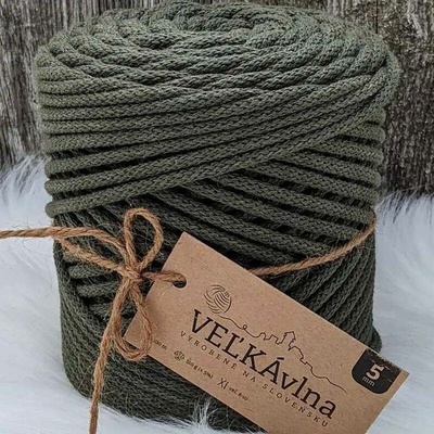 Velká vlna Špagát 5mm Mořská řasa