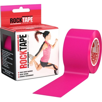 RockTape Kineziologické tejpy Classic růžová 5cm x 5m