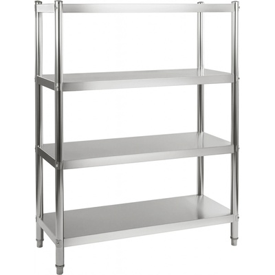Royal Catering Nerezový regál - 120 cm RCER-120