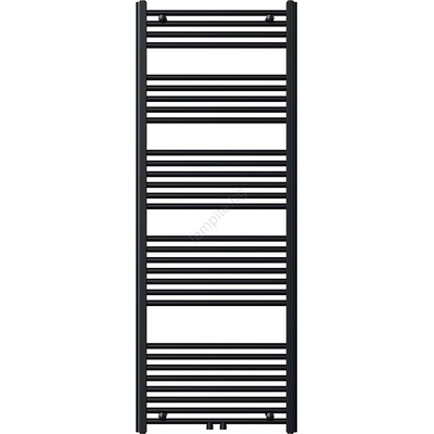 FERRO - Банен радиатор тип лира 836W/230V 160x60 cm черен прав (NR0094)