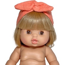 Minikane Bavlnená čelenka z papáje pre bábiku